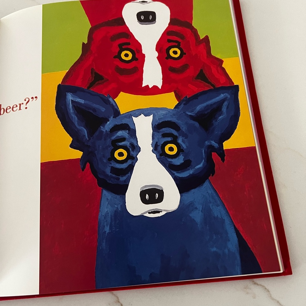 Blue Dog Love book George Rodrigue - Picture 4 of 13
